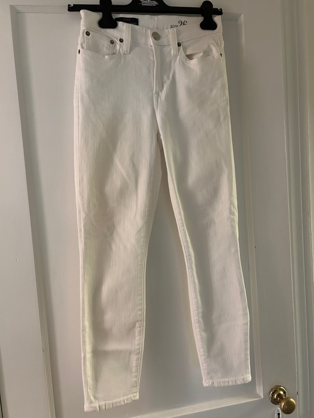 Jcrew Lookout Women’s White High-Rise Crop Jeans